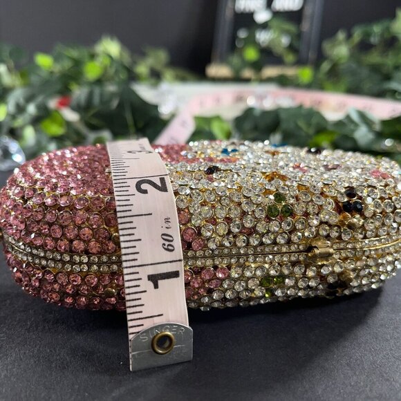 Popsicle Ice Cream Crossbody Evening Purse Bling Bag Clutch Sparkle Handbag - Picture 9 of 16